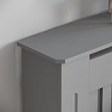 Vida Designs Chelsea Radiator Cover Olive Grey Medium 80x102x16 cm Internal view 7
