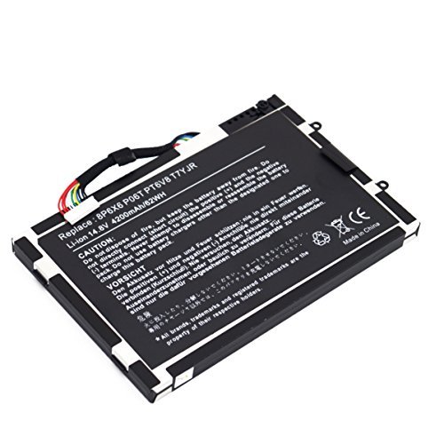 LQM 14.8V 49Wh New Laptop Battery for Dell Alienware M11x M14x R1 R2 R3 8p6x6 P06t Pt6v8 T7yjr 08p6x6