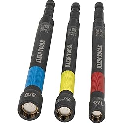 Klein Tools 65411PK3 Magnetic Color-Coded Power Nut