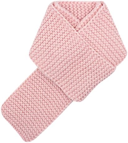 RARITYUSKids Knitted Scarf Fashion Solid Color Toddler Soft Warm Scarves Neck Warmer Winter for Girls Womens