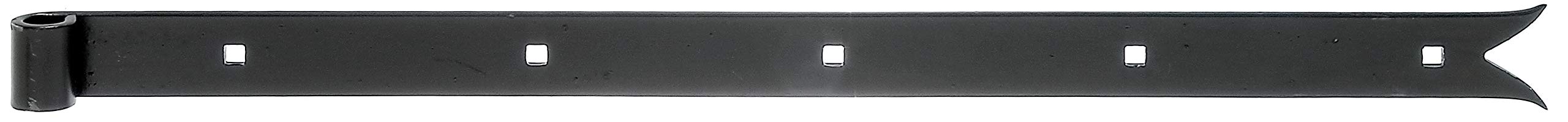 GAH-Alberts Shutter Hinge Straight with Pronged End Rolle 14 mm / 600 x 35 mm Black