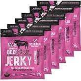 Meridian Smokehouse 100% Grass-Fed Beef Jerky - Traditional - 6 Pack - Made in Canada - Gluten Free - No Hormones or Antibiot
