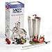 Stainless Steel Smoothie Cup w/Lid and Straw + BONUS Straw & Cleaning Brush | 16 Oz Travel Tumbler | Double Wall Insulated | Perfect for Smoothies, Milkshakes, Iced Tea & Coffee | By Savvy Drinkware