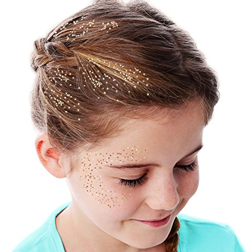 GirlZone: Face, Hair & Body Cosmetic Glitter Makeup. Great Birthday Present Gifts Idea For Girls 4 5 6 7 8 9 10+ Years Old