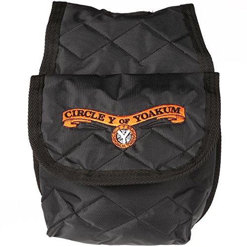 Circle Y Two Sided Pommel Bag Black