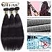 QTHAIR 12A Unprocessed Indian Virgin Hair Straight 3 Bundles (10