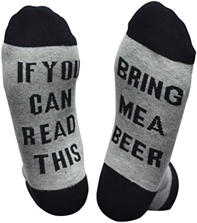 YITU Novelty Cotton Socks - IF You Can Read This PLEASE Bring Me Some Wine Socks