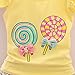 Fabal 2Pc Baby Girl Clothes Summer Tee +Short Pants Kids Girls Casual Outfits Lolly (3T, Yellow)