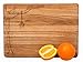 White Wood Premium Large Oak Cutting Board - Thick (1.7 Inch) (Organic Butcher Block)