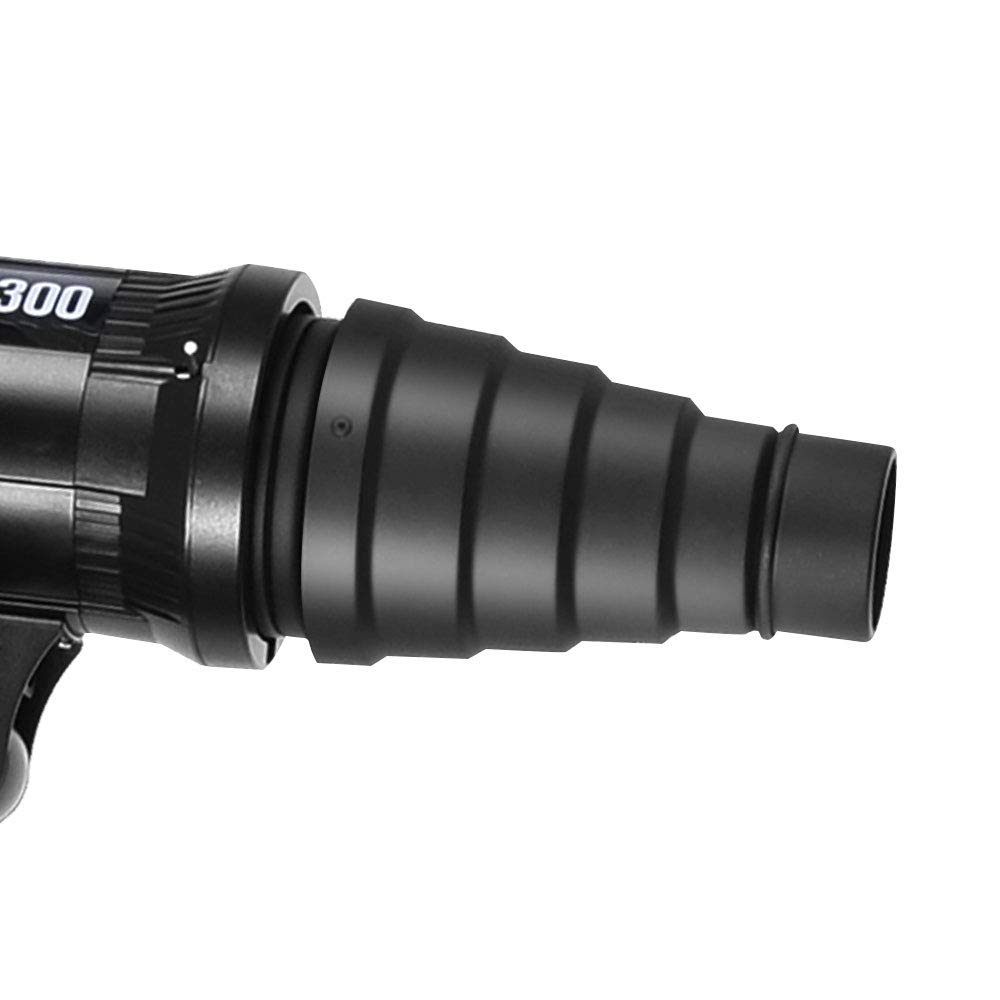 Aluminium Alloy Conical Studio Snoot Kit with Honeycomb Grid and 5pcs Color Filters for Bowens Mount Strobe Moonlights Flash Speedlight Photography Light