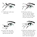 [FBA NEWEST VERSION] False Magnetic Eyelashes 3D Reusable Fake Eyelashes, 2 Pairs 4 Pieces for Deep Set Eyes & Round Eyes Women's Makeup Natural Look (3)