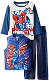 Marvel Boys' 3 Piece Spiderman Vest Set