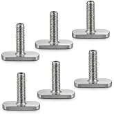 EDSRDPLT 9002 Kayak Knob Nuts Hardware, Kayak Rail Track Screws Track Nuts, Stainless Steel Kayak Screws, Outdoor Parts Tool Rails Bolts for Canoe Boat.