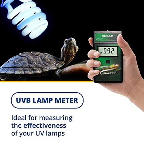Solarmeter Model 6.2R Reptile UVB Lamp Meter, Handheld Digital UVB