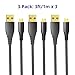 Micro USB Cable[3-Pack 3ft], Tronsmart Nylon Braided Micro USB Cords, High Speed Charging and Data Transfer for Old Android Phones Tablets Kindle Headphones Speakers Game Controllers