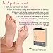 Foot Peel Peach Moisturizing socks - Intensive & Ultra repairing foot mask for Dry feet, Single Pack (1 pack peach)