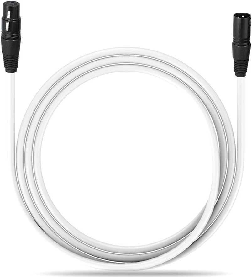 CAheadY 3Pin XLR Male to Female Microphone Audio Balanced Adapter Cord Cable 5M