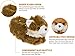 Silver Lilly Animal Slippers - Plush Pomeranian Dog Slippers (Brown, Medium)