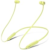 Beats Flex Wireless Earbuds - Apple W1 Headphone Chip, Magnetic Earphones, Class 1 Bluetooth, 12 Hours of Listening Time, Built-in Microphone - Yuzu Yellow