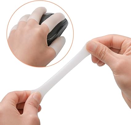 Amazon 指サポーター 個入り 手指キャップ 指サポーター フィンガーサポーター ヘバーデンサポーター シリコンゲル 指 ベッド 滑り止め サポートスポーツ 作業用 Akunsz サポーター