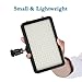 GIGALUMI W228 Video Light Ultra Thin Dimmable Photo Studio Camera Video Panel Light with Battery and Charger, LED Light for Canon Nikon DSLR Cameras/Camcorder