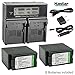 Kastar Dual Fast Charger + Battery 2X Replacement for Panasonic CGR-D54S CGA-D54S AG-AC90 AG-DVC30 DVC32 DVC33 AG-DVC60 AG-DVC62 AG-DVC63 AG-DVC80 AG-DVC180 AG-DVX100 AG-DVX102 AG-HPX170 AG-HPX250