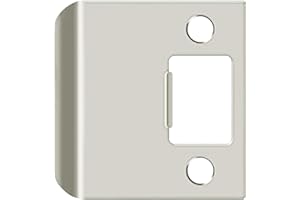 NUK3Y PRODUCTS K3 Nuk3y SP225 2-1/4" x 2-1/4" Extended Lip Strike Plate, Satin Nickel