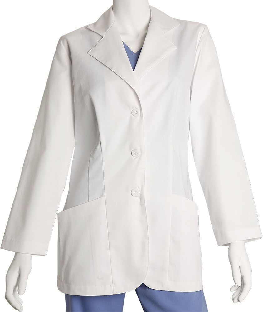 BARCO Women's Lab Coat, White 8