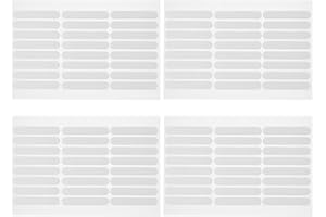 Beaupretty 4 Sheets Nail Display Tape - Double Sided Adhesive Clear Mounting Tape for Salon Nail Tips