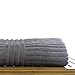 Bare Cotton Luxury Hotel & Spa Towel 100% Genuine Turkish Cotton Towel Set Bath Towel, Striped, Gray, Set of 4
