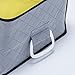 1Storage Charcoal Fiber Clothing Organizer Bag, 3Cells, Carry Handles, Grey 902-19