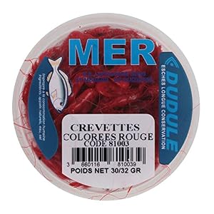 Dudule Crevettes Entieres Colorees Rouges En Boite