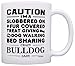 ThisWear Dog Lover Gifts for Women Crazy Bulldog Lady Dog Mom English Bulldog Gift 11oz Ceramic Coffee Mug with Handle