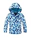 Hiheart Girls Boys Waterproof Fleece Lining Jacket Hood Windproof Rain Coat