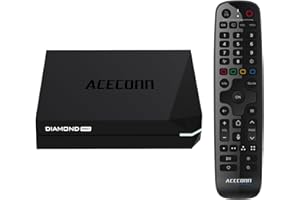ACECONN Diamond Pro Streaming Smart Android 11 TV Boxes 4k 8k 60hz HDR10+ TVONAIR3 2G 32GB BT WiFi6 Gigabit Support Voice Rem
