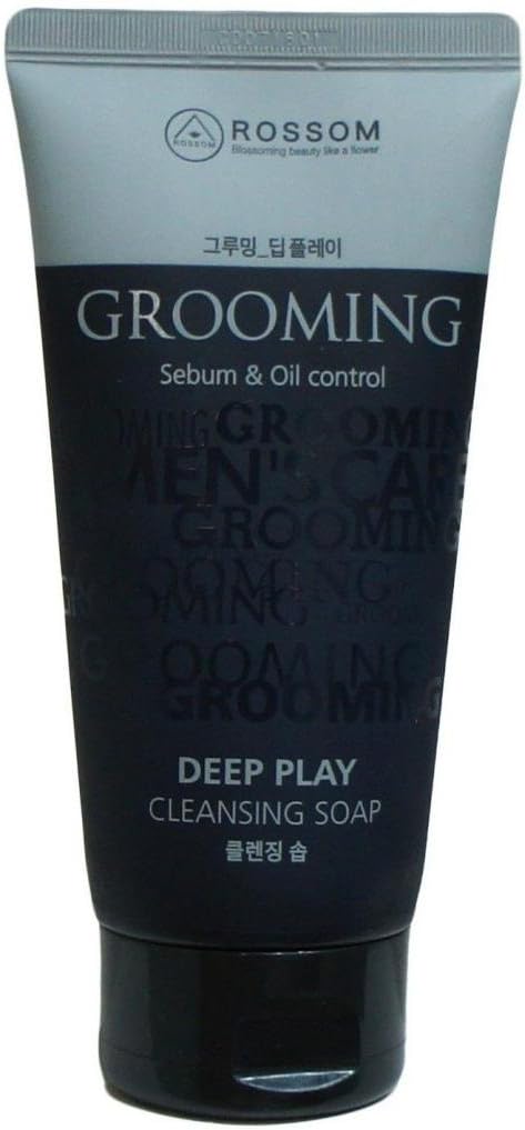 3 Pack Facial Cleanser Face Wash for Men Foaming Cleansing Skin Care 150ml ROSSOM Korea Deep Play