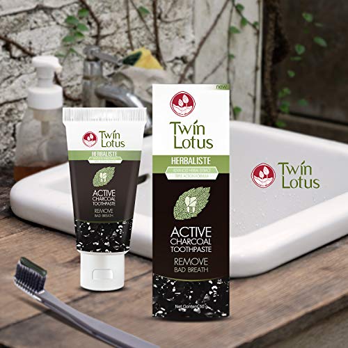 Activated Charcoal Teeth Whitening, Black Toothpaste, Flouride Free Toothpaste, Non SLS Activated Coconut Charcoal Teeth Whitening& Eliminate Bad Breath| Travel Size Tooth Paste 50g