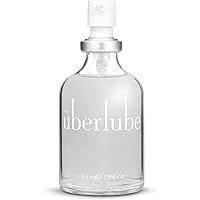 Uberlube Silicone Lube - 55ml Bottle Unscented Silicone Lubricant Personal Lubrication - Latex-Safe Sex Lube Liquid for Coupl