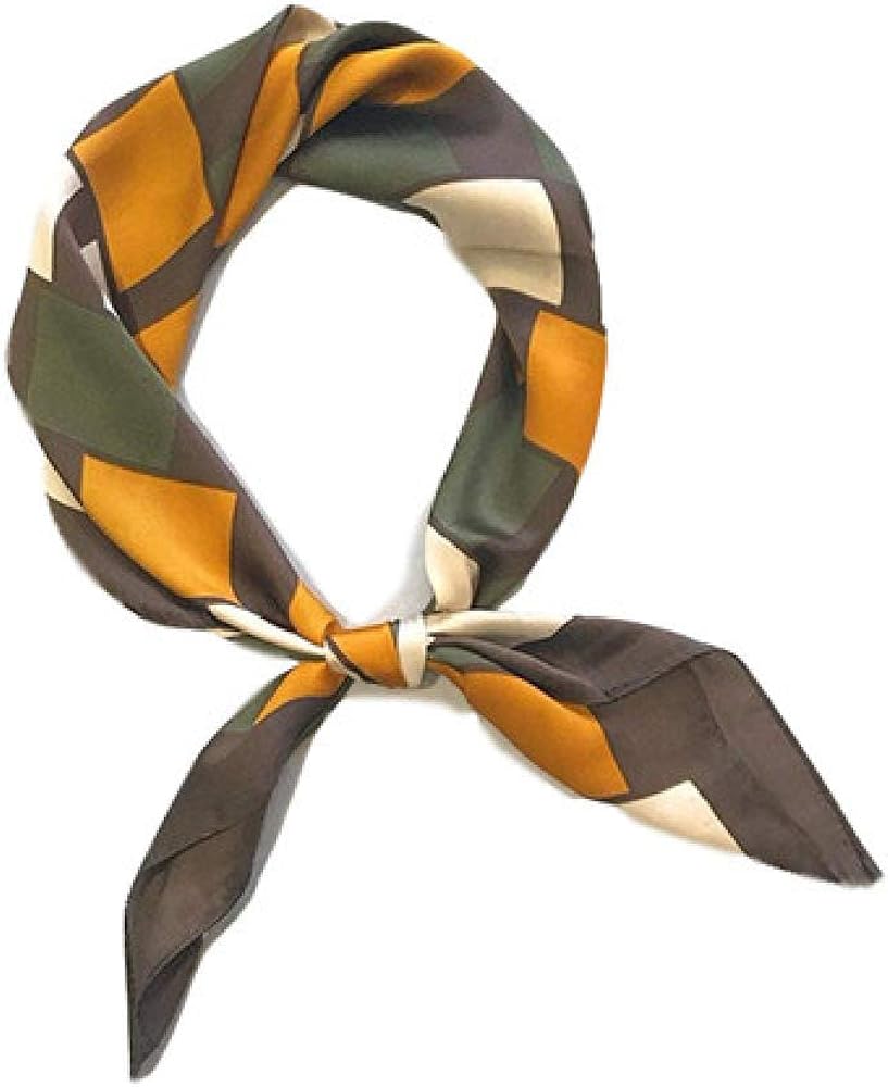 Sommer Und Herbst Kurzes Temperament Eleganter Seidiger Retro Schal