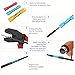 Heat Shrink Wire Connectors Kit: 570 PC Variety of Waterproof Electrical Crimp Terminals - Automotive & Marine Use. Adhesive Lined Tubing In Red Blue Yellow Butt Fork Hook Ring & Quick Disconnects Set