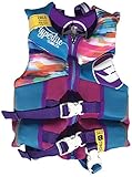 Hyperlite Child Life Vest, Blue, USCG Approved Type III Personal Floatation Device, (Purple/Blue/Multi, Child (30-50 lbs))
