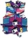 Hyperlite Child Life Vest, Blue, USCG Approved Type III Personal Floatation Device, (Purple/Blue/Multi, Child (30-50 lbs))