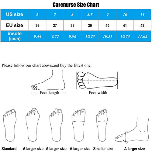 CARENURSE Women Fashion Sneaker Slip on Walking Shoes Summer Comfort Breathable for Daily,Pink