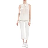 Theory Womens Cutaway Tie Top