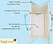 BagLove Gift Bag Set with Tissue Paper Included, Baby Boy, Large, 2 Pack, Blue
