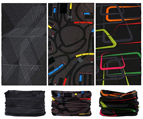 Toes Home Outdoor Magic Headbands Bandana Scarf Neck Gaiter Hairwraps Face Mask UV Resistence Seamless Headwear 9PCS - Thumbnail 3