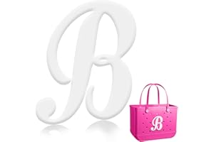 ZEOXUER Letter Charms for Bogg Bag, Decorative Bogg Bag Letter Charms, Lettering Accessories, Bogg Bag Charm Insert Lettering, Alphabet 3D Letters for Personalizing Handbag DIY