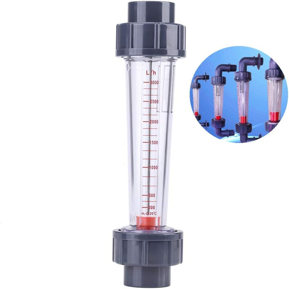 CCChaRLes Lzs-25 300-3000L/H Flow Meter Plastic Tube Type Water Rotameter Liquid Flowmeter Measuring Tools