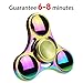 [Figit] Rainbow Metal 4-7 Mins Hand Spinner Fidget Toy Stress Relief and Perfect For ADD, ADHD, Finger Toy figet work Ultra Fast Bearings(Multi Color) by JINSEY