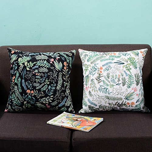 image for Woaills Ultra-Velvet Square 18 X 18 Inches Pillow Case, Removable Wash
